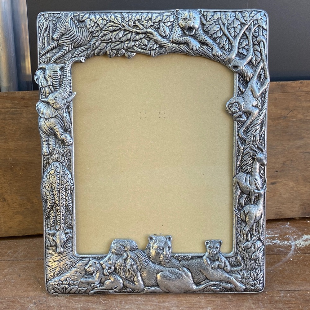 Vintage Arthur Court Wildlife Safari Frame